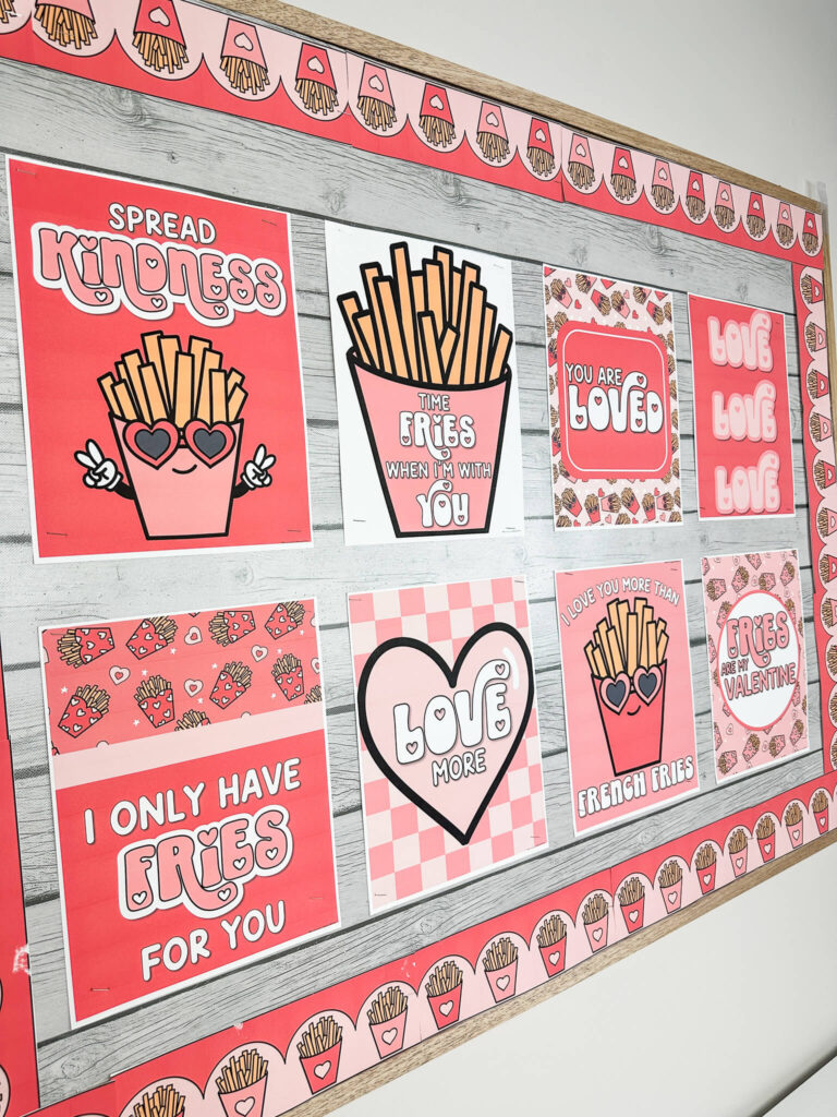 Valentine's Day bulletin board