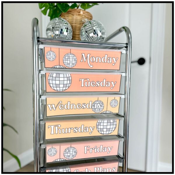 10-drawer-cart-labels Disco Floral Drawer Cart Labels