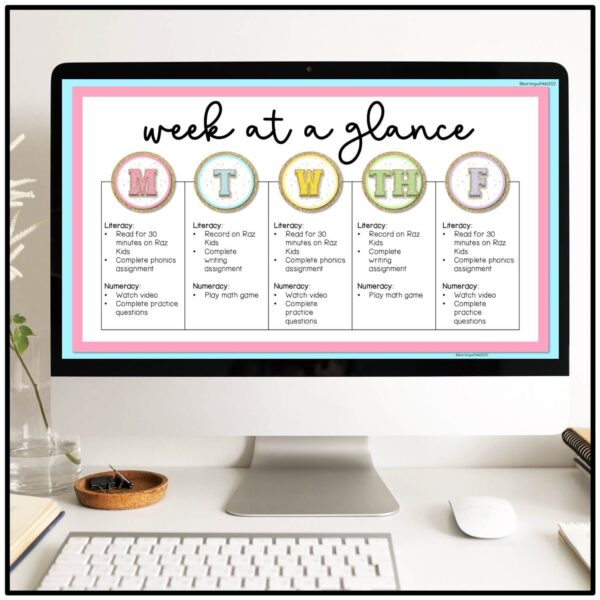 Rainbow Remix Retro Pastel Google Slides Template