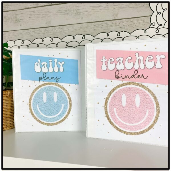Retro Binder Covers Retro Pastel Binder Covers