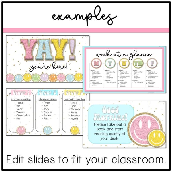 Retro Classroom Slides Retro Pastel Google Slides Template