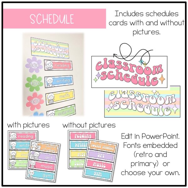 Retro Pastel Classroom Decor Bundle Retro Pastel Classroom Decor Bundle