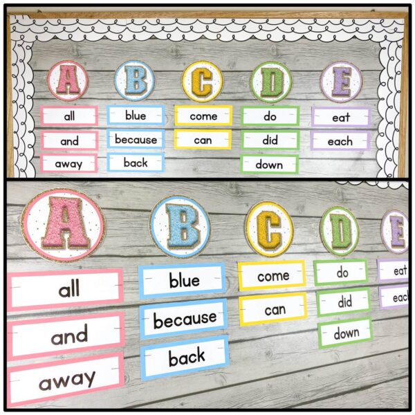 retro pastel classroom word wall retro pastel classroom word wall