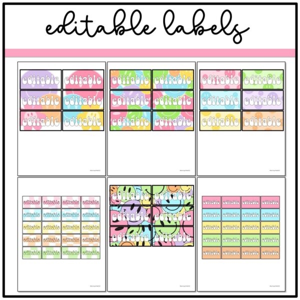 Retro Pastel Teacher Toolbox Retro Pastel Teacher Toolbox