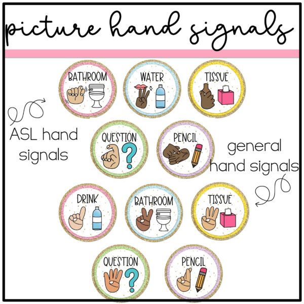 retro pastel hand signal posters retro pastel hand signal posters