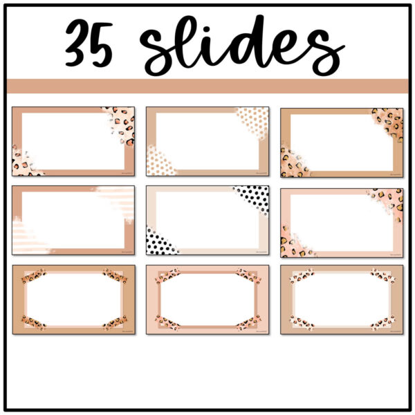 Modern Leopard Classroom Slides Modern Leopard Classroom Slides