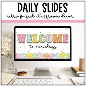 Retro Pastel Google Slides Templates