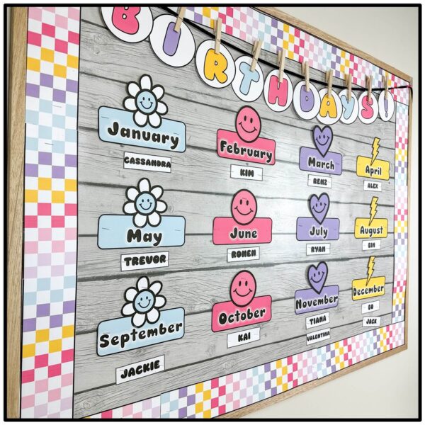 birthday-bulletin-board happy brights birthday display