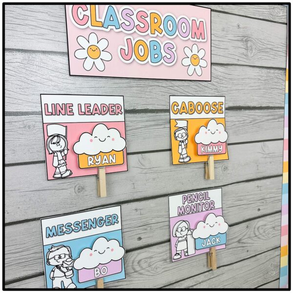 class-jobs Pastel Classroom Jobs Kit