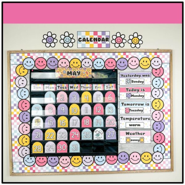 classroom-calendar happy brights calendar kit