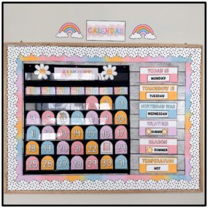 Classroom Calendar and Weather Display