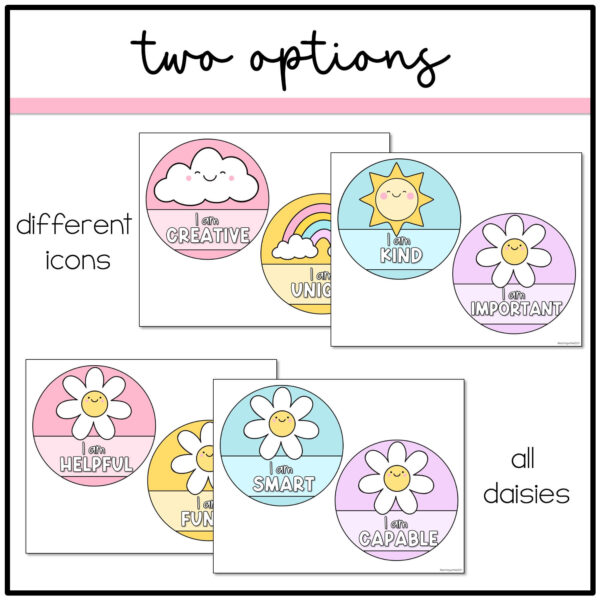 classroom-decor pastel dreams affirmation station