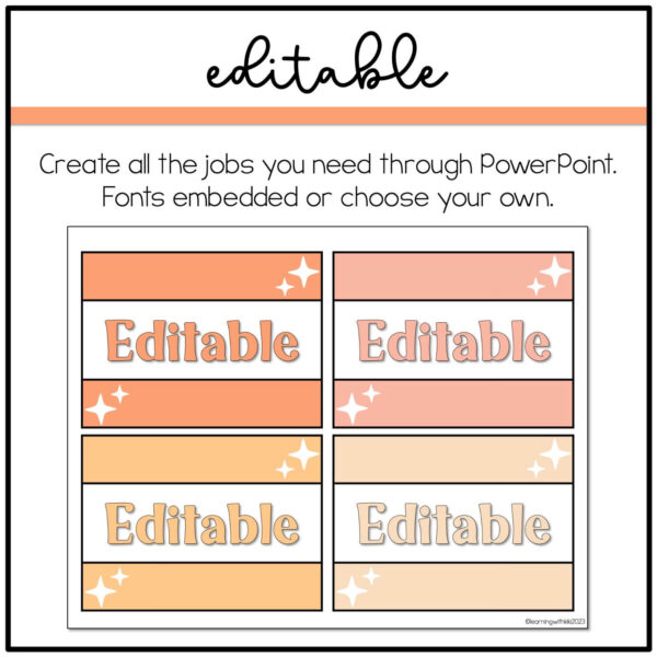 classroom-jobs-chart Disco Floral Classroom Jobs