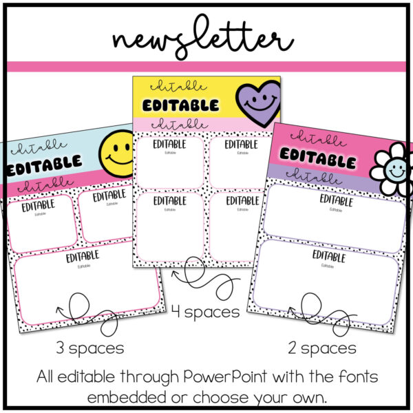 classroom-newsletter-template Happy Brights Classroom Newsletter