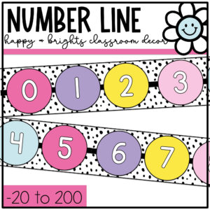 Happy Brights Number Line
