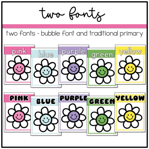 color-bulletin-board happy brights color posters