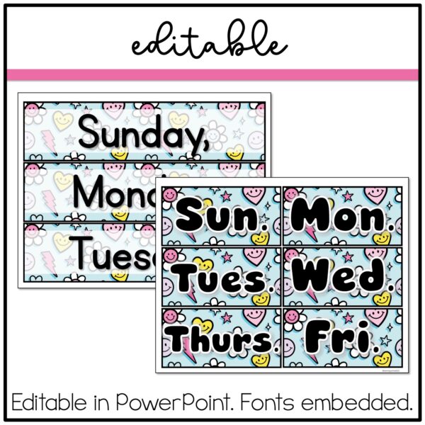date-magnetic-curtain-rod Happy Brights Flip Calendar