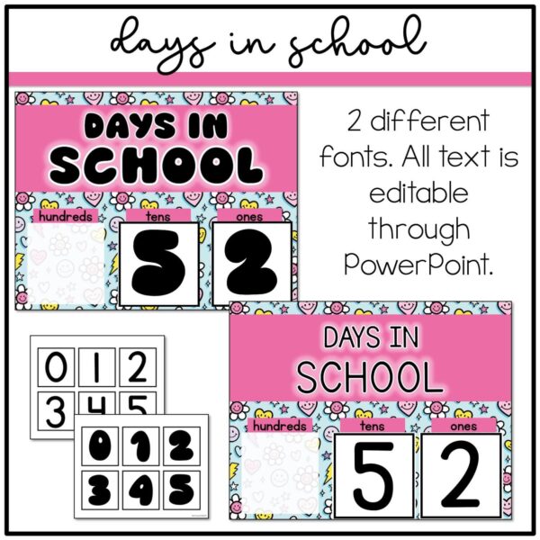 days-in-school Happy Brights Days in School Display