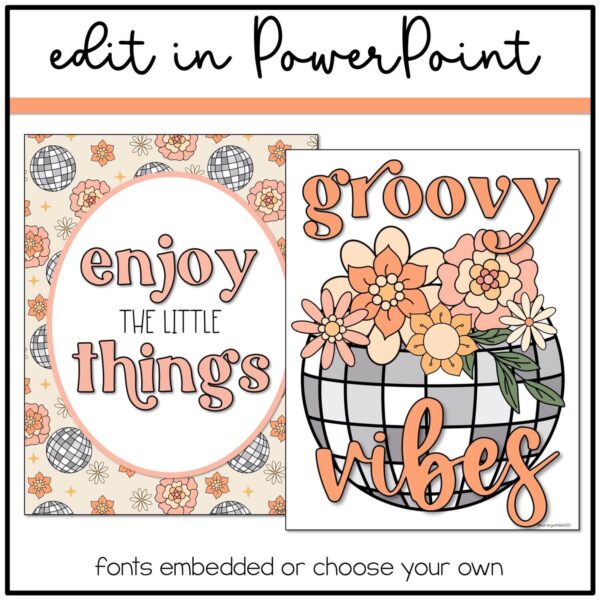 disco-bulletin-board Disco Floral Inspirational Posters