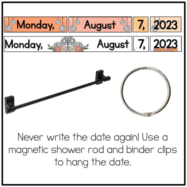 disco-flip-calendar Disco Floral Flip Calendar