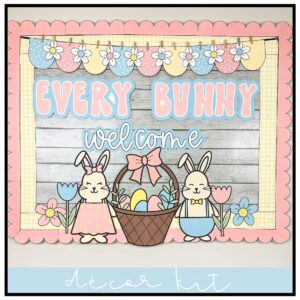 Easter classroom decor