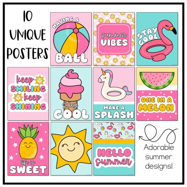 Summer Classroom Posters Summer Classroom Posters