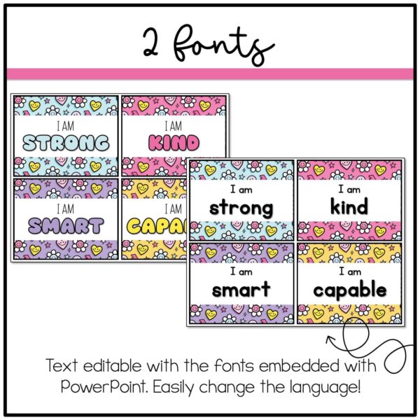 happy-brights-classroom-decor happy brights affirmation station
