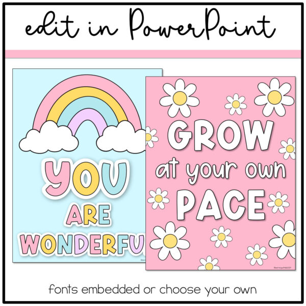 pastel-bulletin-board pastel dreamy classroom posters