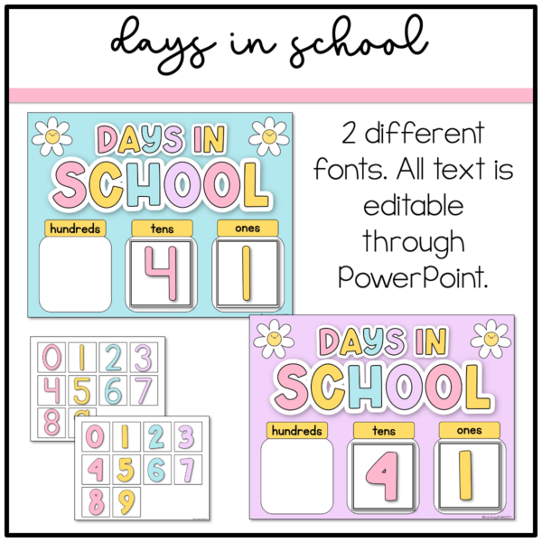 pastel-dreams-days-in-school-decor-classroom-display pastel dreams ten frame display