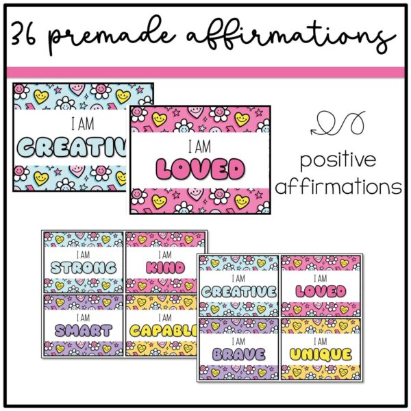 retro-affirmation-station happy bright affirmation station