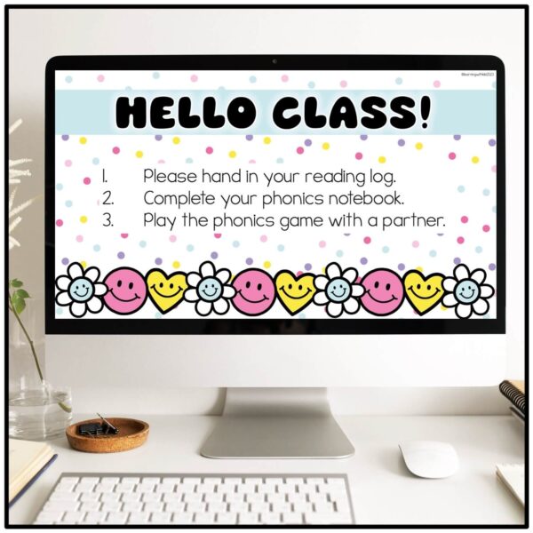 retro-classroom-slides Happy Brights Google Slides Template