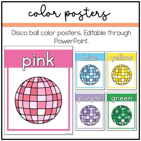 retro-color-posters disco floral color posters
