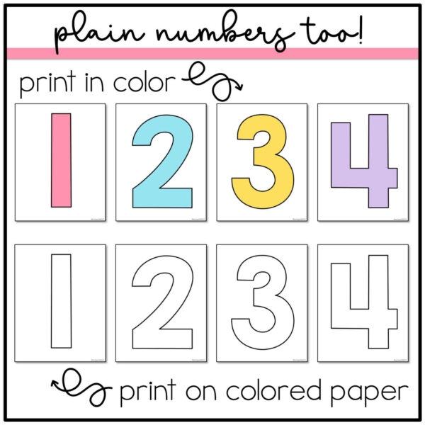 skip-counting-posters Retro Pastel Skip Counting Posters