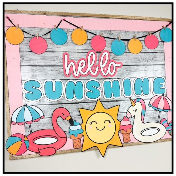 summer bulletin board summer bulletin board