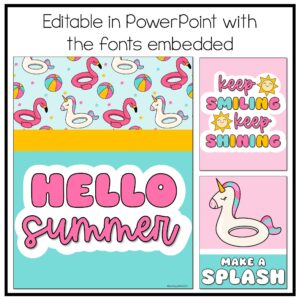 Summer Classroom Posters