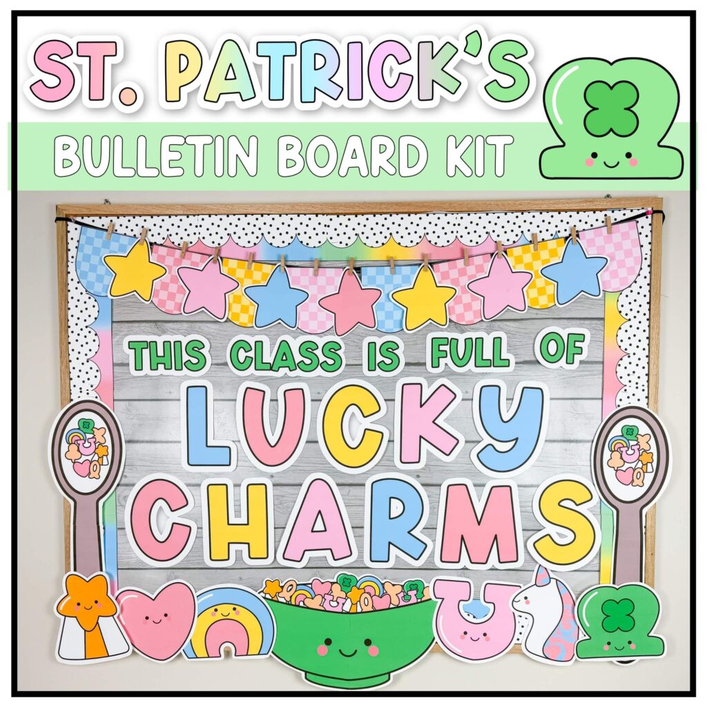 St. Patrick's Day Bulletin Board Lucky Charms