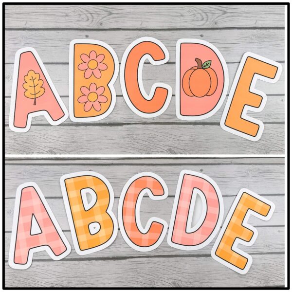 Fall Bulletin Board Letters Fall Bulletin Board Letters