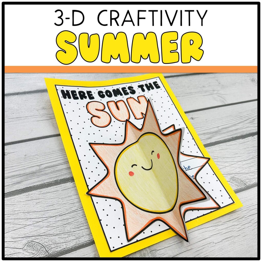 Summer Writing Activity