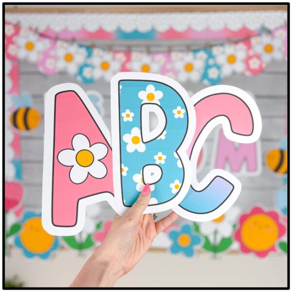 Spring bulletin board letters Spring bulletin board letters