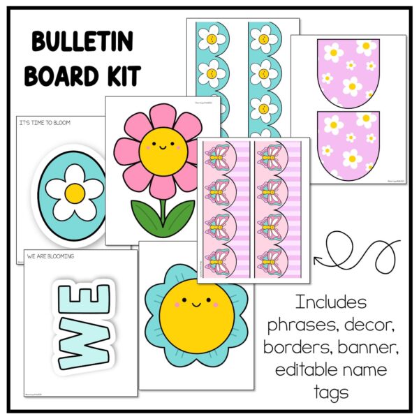 Spring Bulletin Board Kit Spring Bulletin Board Kit