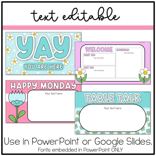 Spring Slides Template Spring Slides Template