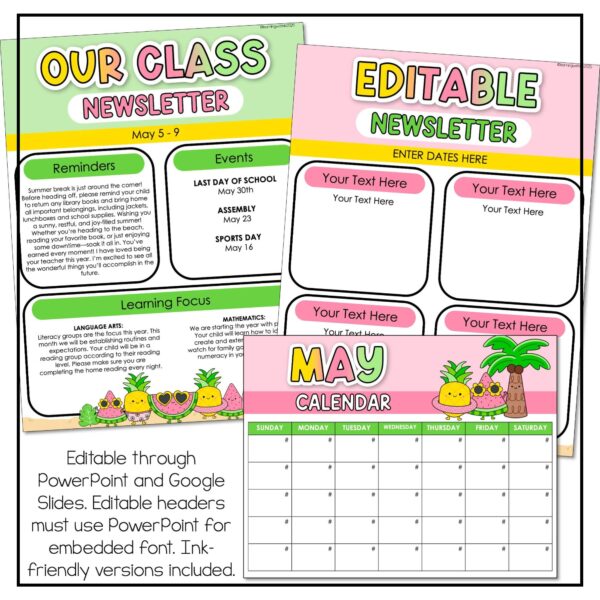 Slide2-summer newsletter templates summer newsletter templates