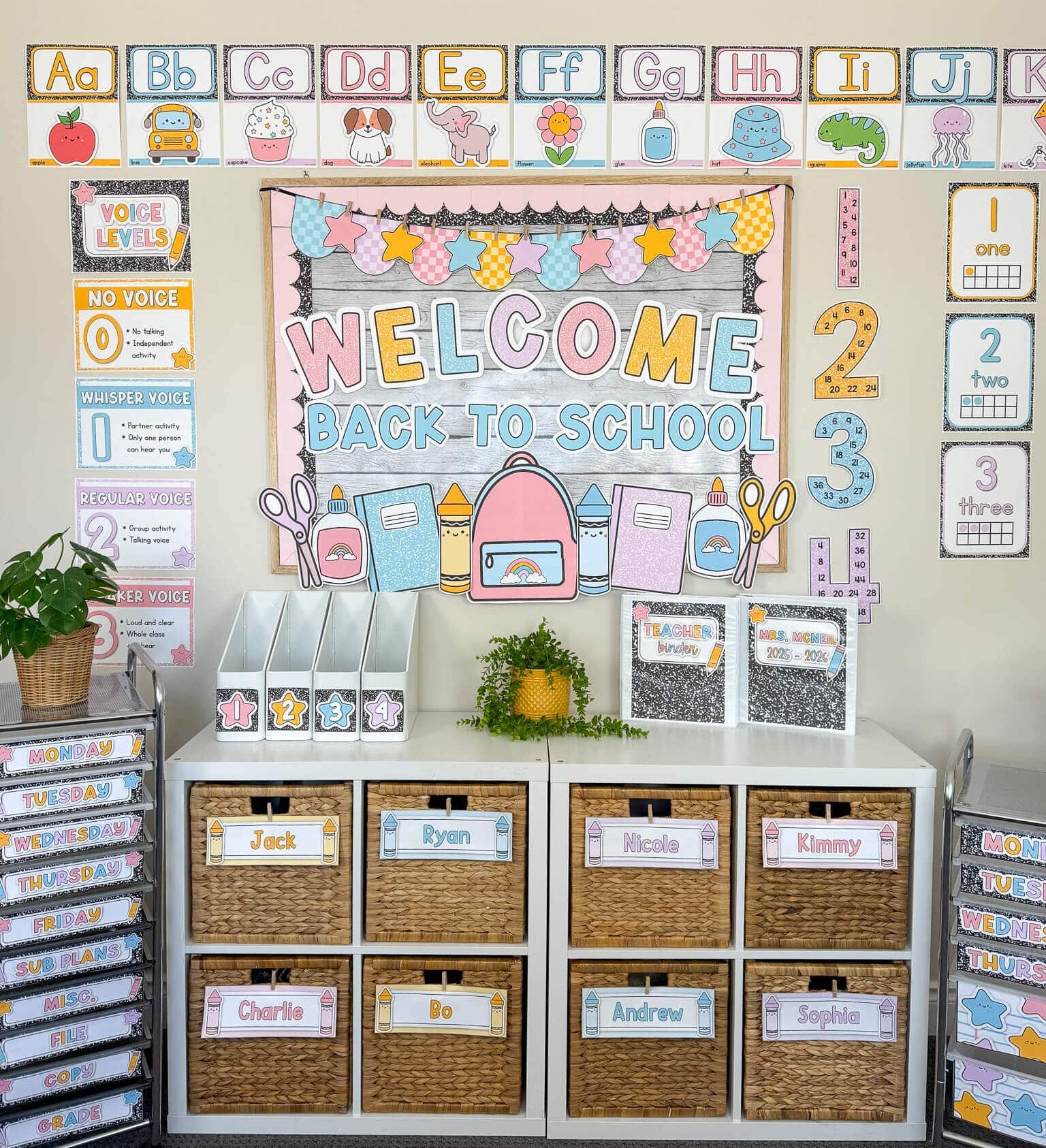 Composition Notebook Classroom Decor