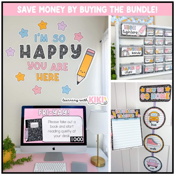Composition Notebook Classroom Decor Composition Notebook Classroom Decor