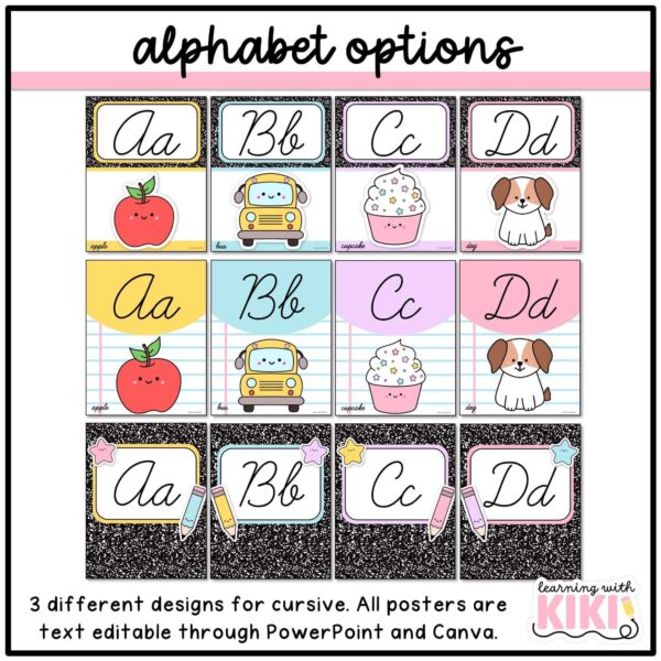 cursive-alphabet-posters cursive-alphabet-posters