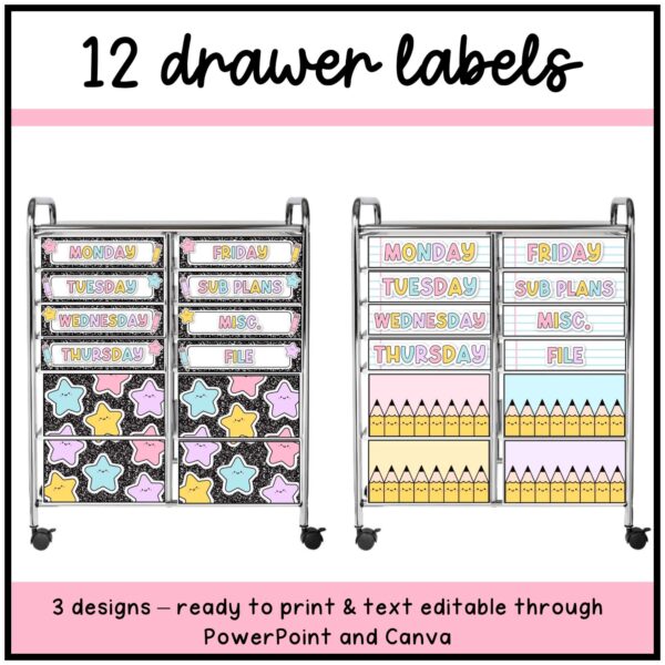 pastel-composition-rolling-cart rolling-cart-labels