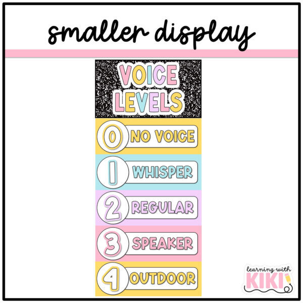 posters composition notebook voice level posters